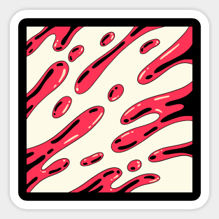 Lava Liquid Pattern Sticker